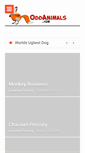 Mobile Screenshot of oddanimals.com